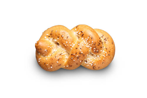 Salz-Kümmelzöpferl, Produkt, Sortiment, Backware, Brezen und Brötchen