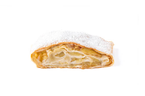 Apfelstrudel, Produkt, Sortiment, Backware, Süßes Gebäck
