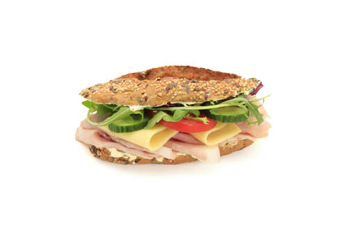 Baguette Schinken Käse, Produkt, Sortiment, Backware, Snack