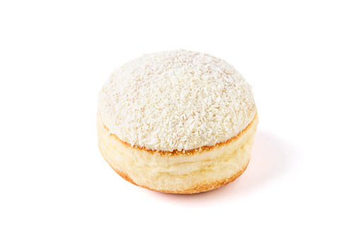 Krapfen Kokos, Produkt, Sortiment, Backware, Süßes Gebäck