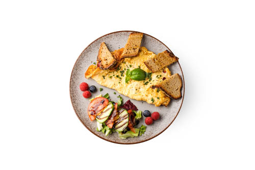 Omelette Schinken-Käse, Produkt, Sortiment, Backware, Frühstück