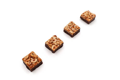 Mini Nussecken - Plätzchen, Produkt, Sortiment, Backware, Weihnachtsgebäck